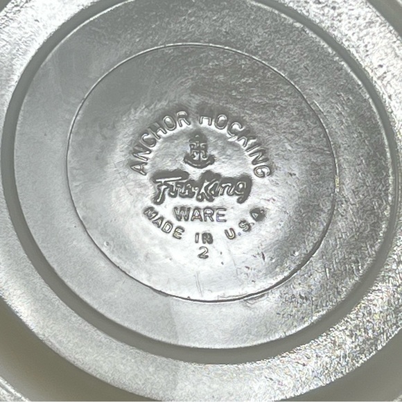 Vintage Footed Milk Glass Bowl - Picture 5 of 11